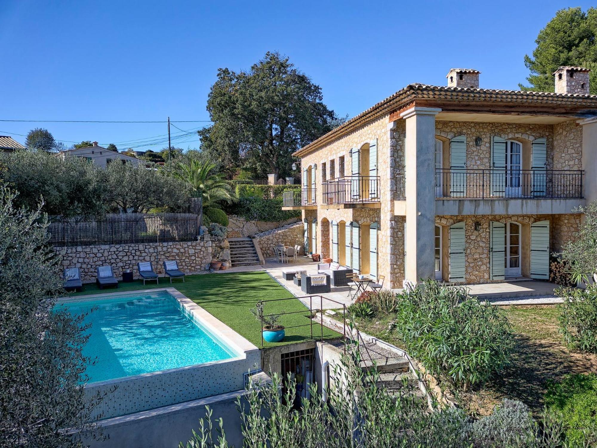 Bastide D'Architecte En Pierre Villa Cagnes-sur-Mer Ngoại thất bức ảnh